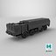 Short-Range Missile System Simplified 3D model