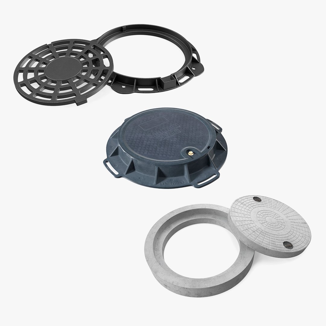 Manholes Collection model https://p.turbosquid.com/ts-thumb/ov/szhnRa/wh/manholescollection3dsmodel000/jpg/1669259896/1920x1080/fit_q87/4208f9be2934a4892373fe2702e3c7b5120ce58e/manholescollection3dsmodel000.jpg