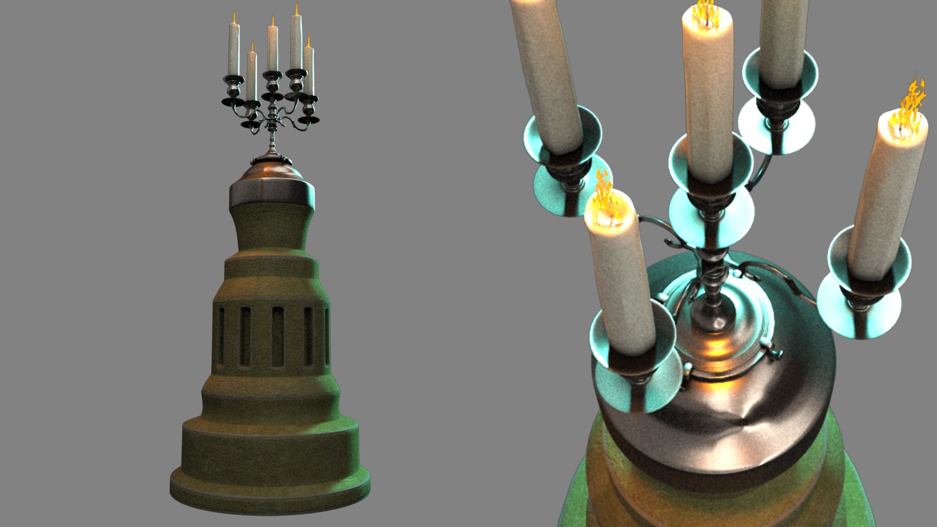 3D Antique candlestick with candles in medieval style https://p.turbosquid.com/ts-thumb/ov/tFcu8H/z6/5/jpg/1641598278/1920x1080/fit_q87/19add6f4c5a6c30015d602511b06d4c0841f124b/5.jpg