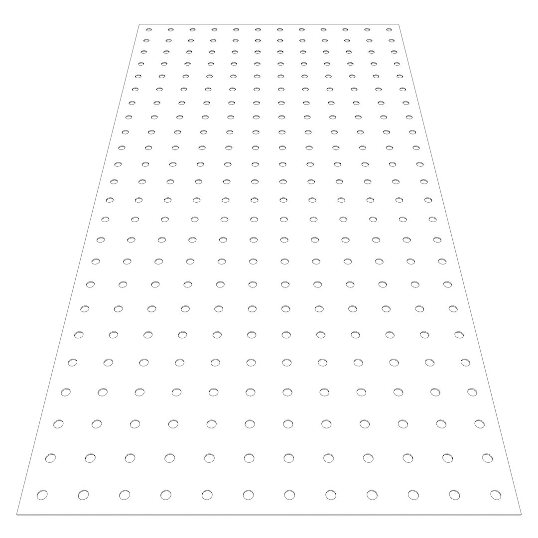 3D Perforated panel with 5 percent opening 25O61 https://p.turbosquid.com/ts-thumb/ov/wJYyBN/z7/2025o061wf03/jpg/1765927433/1920x1080/fit_q87/f291c5bcf9286ecd1a5a5abc42521d1385896bdb/2025o061wf03.jpg
