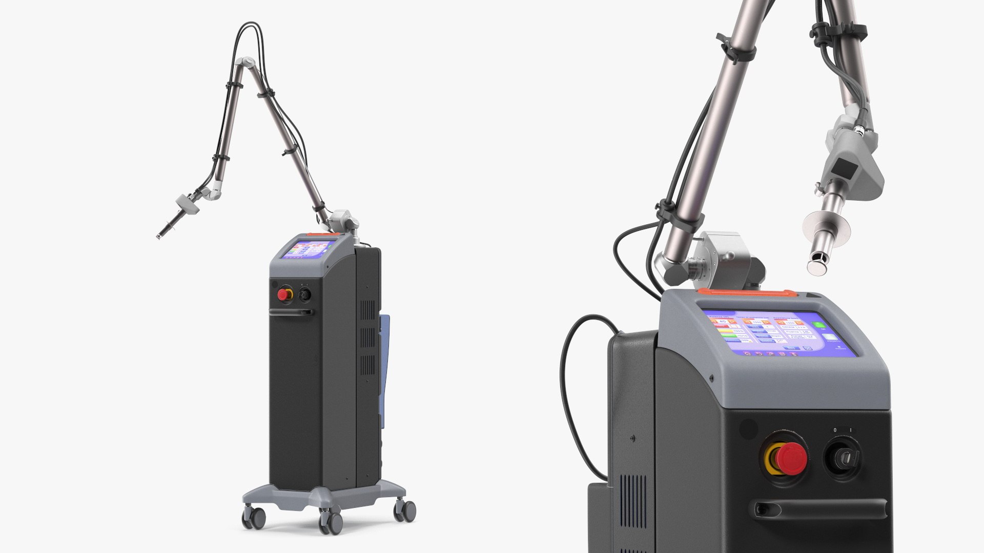 Advanced Fractional CO2 Laser for Aesthetic Procedures Black 3D model preview