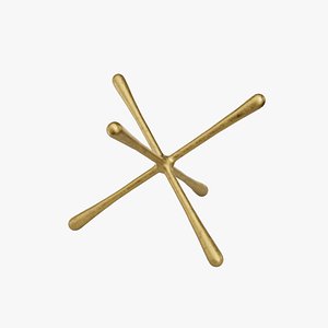 CB2 Adra Brass Decorative Object