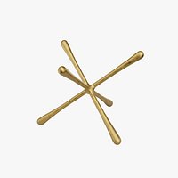 CB2 Adra Brass Decorative Object