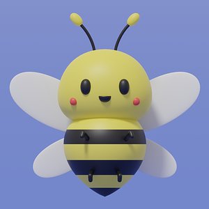 3D Cute Cartoon Bee