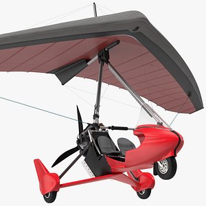 Tandem Ultralight Trike Generic for 3D Print 3D model
