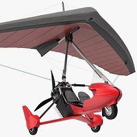 Tandem Ultralight Trike Generic for 3D Print