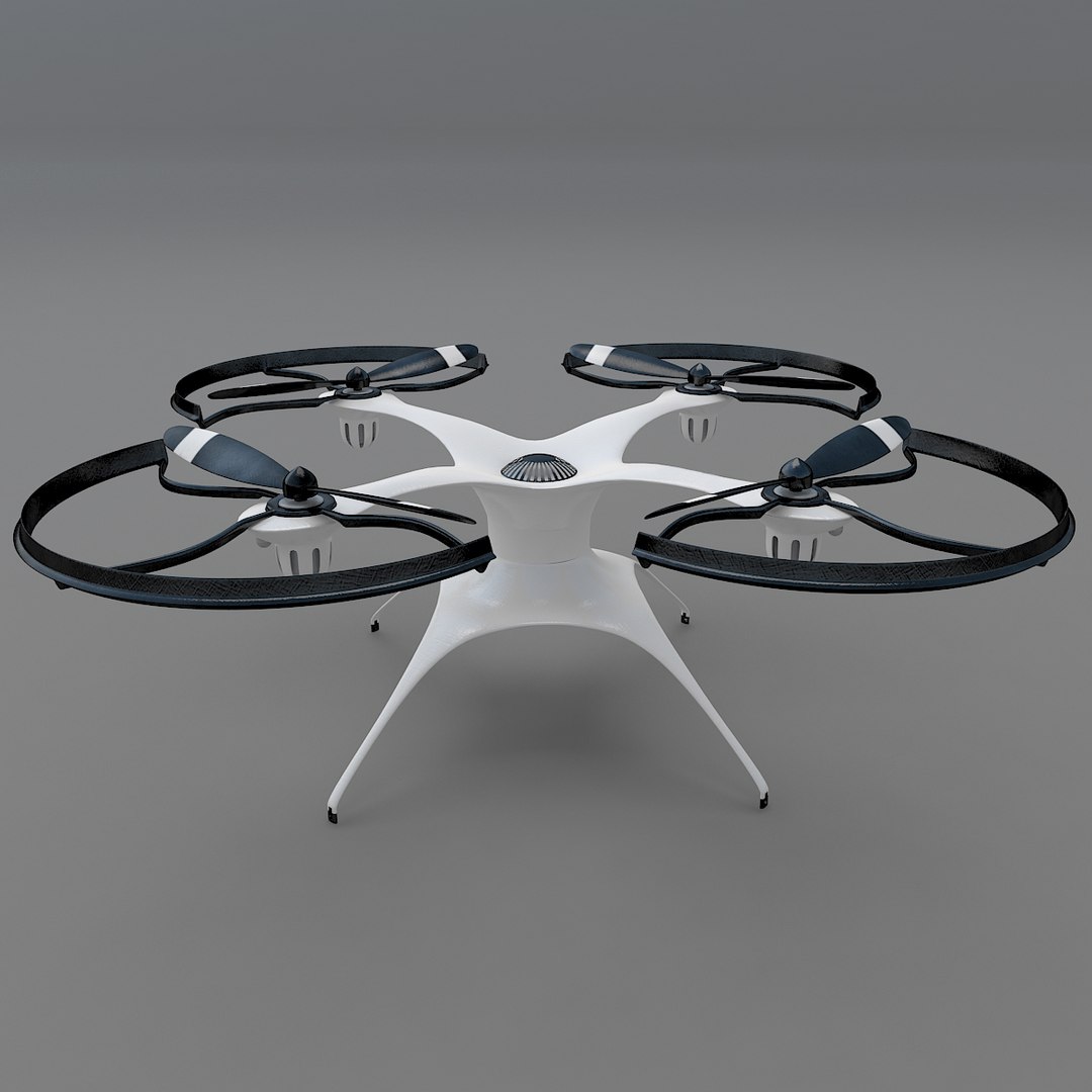 Generic Quadcopter 3D Model - TurboSquid 1354838