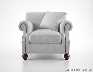 3ds max ralph lauren edwardian armchair
