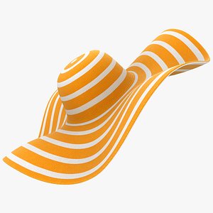 Beach Hat 02 Orange