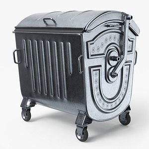 Metal Garbage Container - PBR