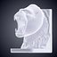 Gorilla Bookend Statue 3D Model PM-18