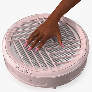 Hand on Nail Dust Collector 3D model