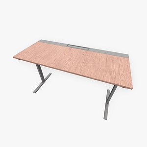 Simple Desk with variations 3D model