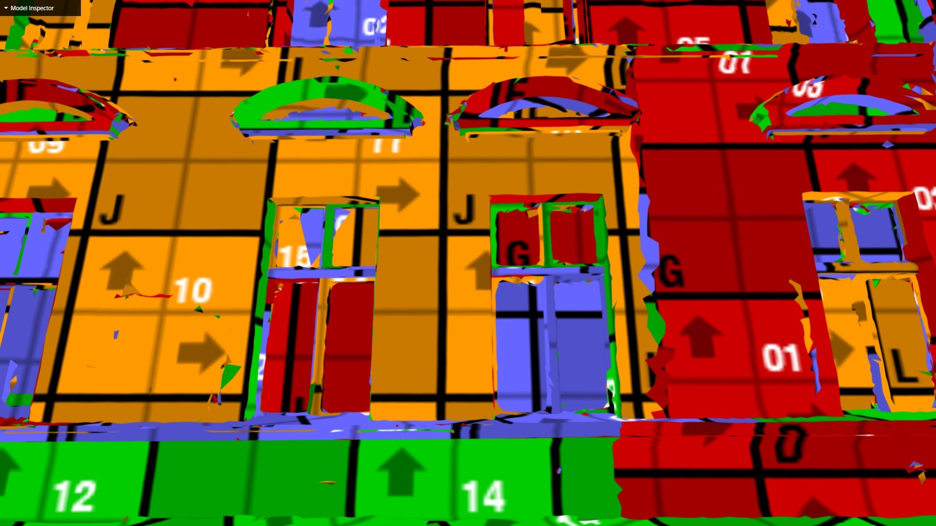 3D Facade Of A Tenement House With Falling Plaster - TurboSquid 2240224