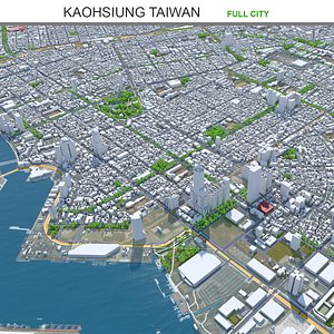 city area building 3D model