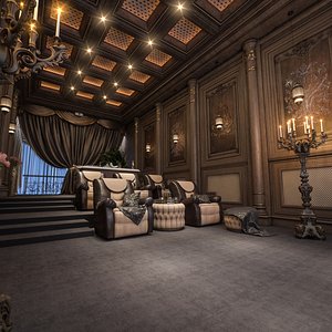 3D Luxury Movie Theater