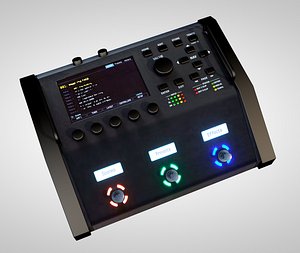 processor guitar 3D