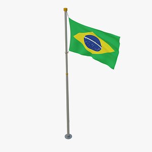 Pole Flag Brazil