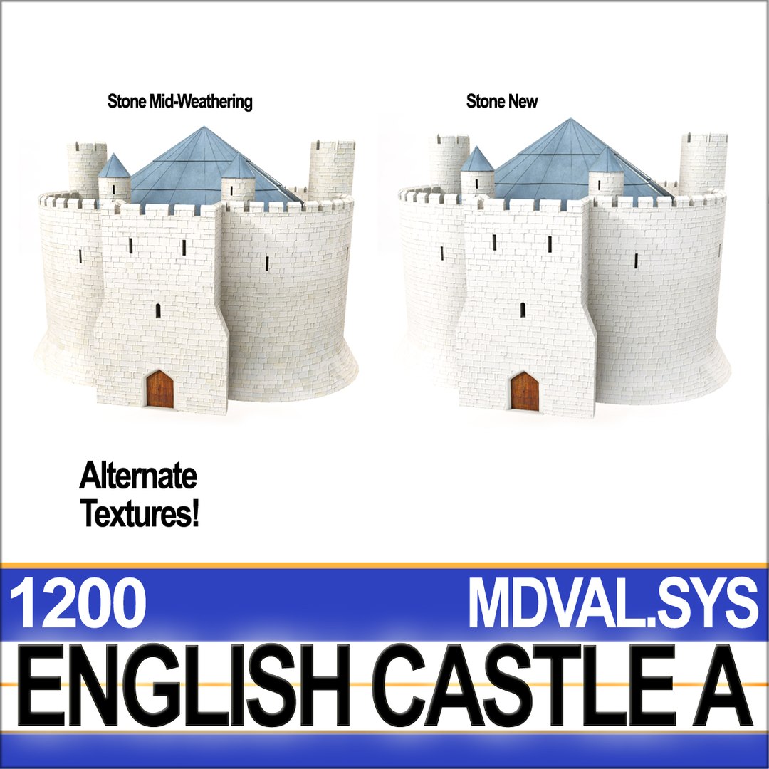 Medieval English Castle 3ds