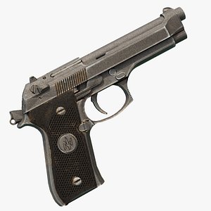Pistole Beretta M9 3D model