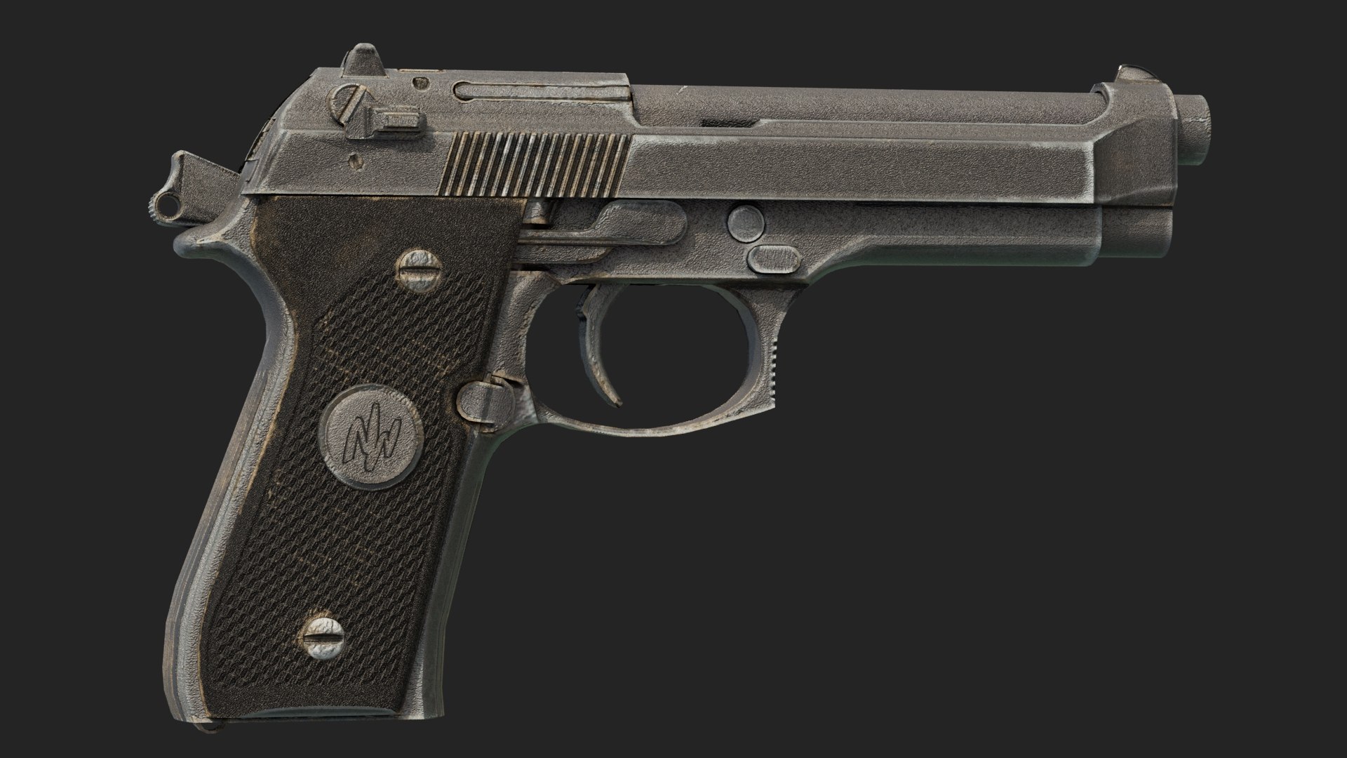 Pistole Beretta M9 3d Model - Turbosquid 2098019