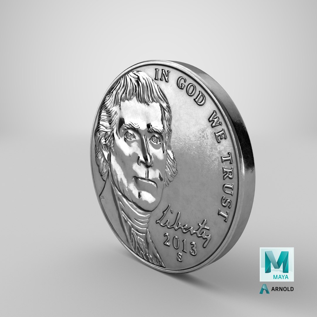 nickel coin pbr 3D model https://p.turbosquid.com/ts-thumb/ow/lJkuEB/FH/stemcell_maya_arnold_render/png/1616438143/1920x1080/fit_q87/9dde2ed0f82183a1c92ad133deac2b42bf435286/stemcell_maya_arnold_render.jpg