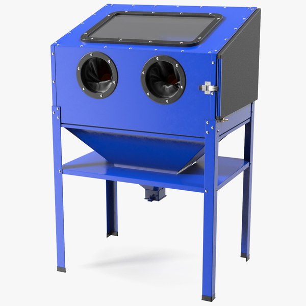 Sandblast Cabinet Blue 3D - TurboSquid 1718271