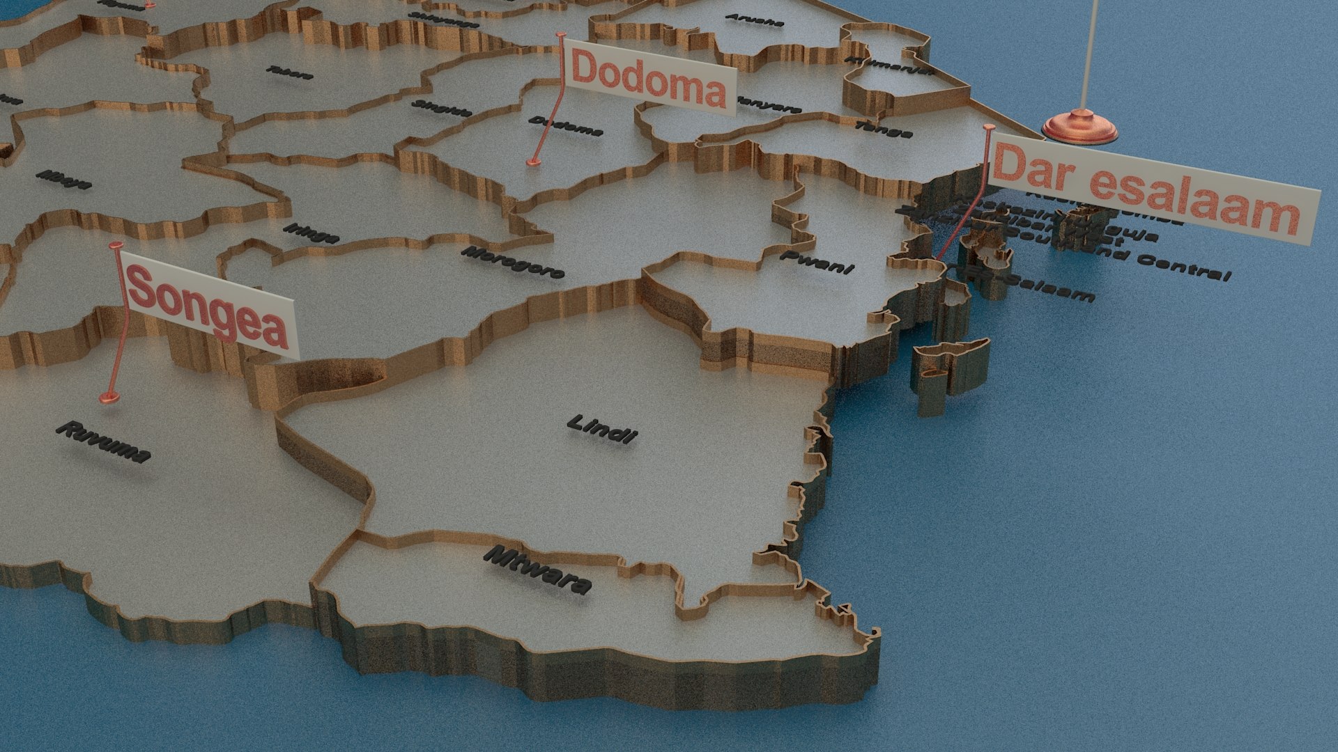 3D State Cities Capital Model - TurboSquid 1693684