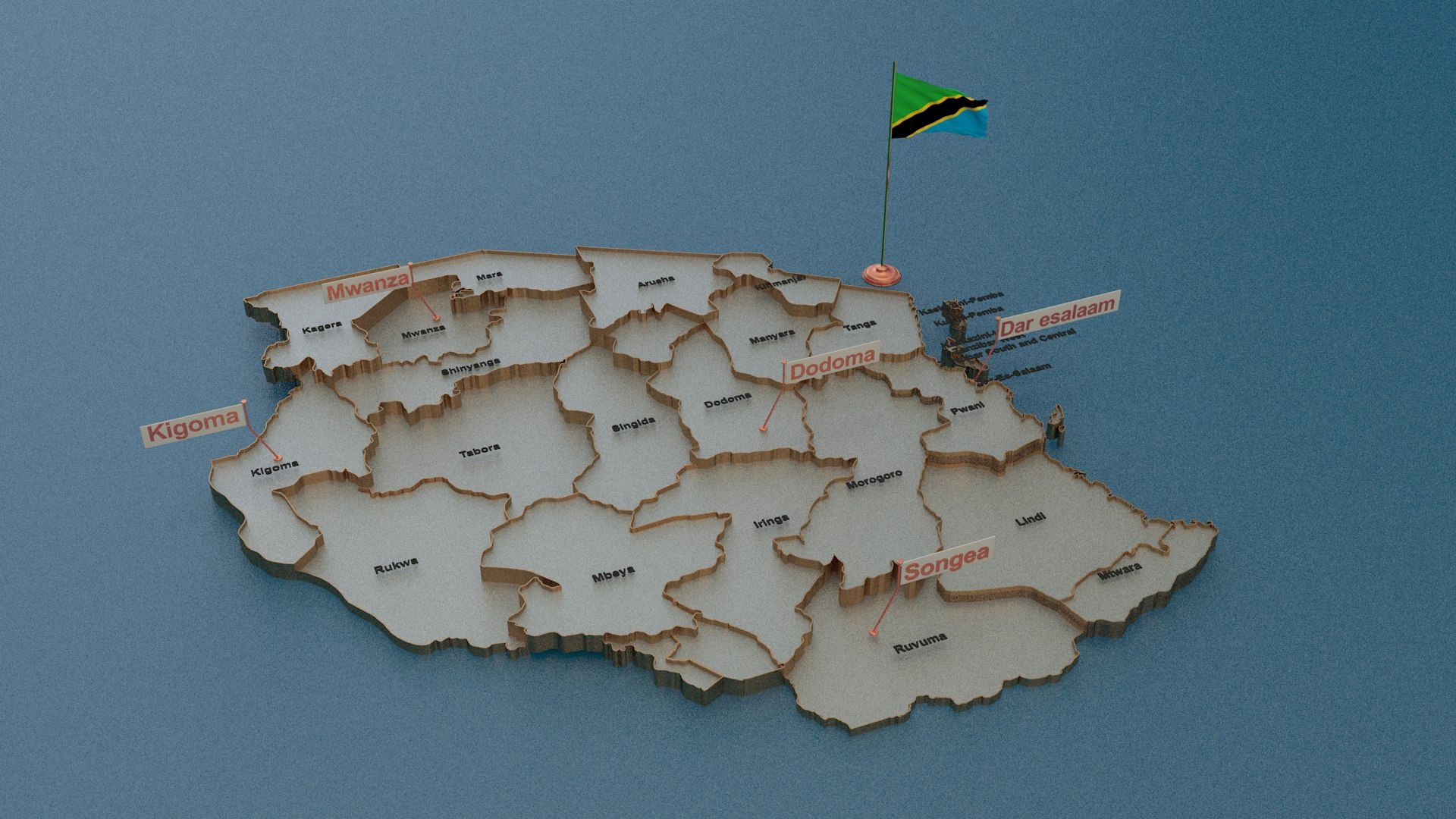 3D State Cities Capital Model - TurboSquid 1693684