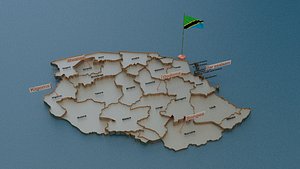 3D state cities capital model