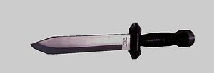 free diving knife 3d model