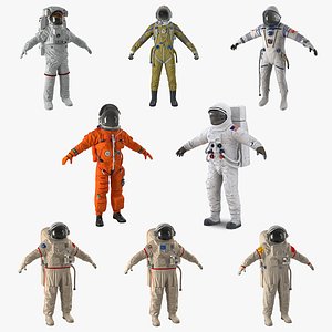 3D Space Suits Collection 5