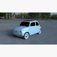 Fiat 500 Nuova 1957 HDRI 3D Model