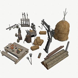 3D medieval asset pack