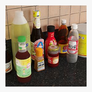 Thai Sauces Bottles