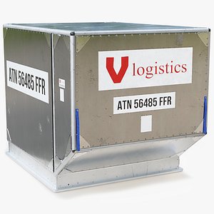 Vlogistics Aviation LD3 Container Game Ready 3D model
