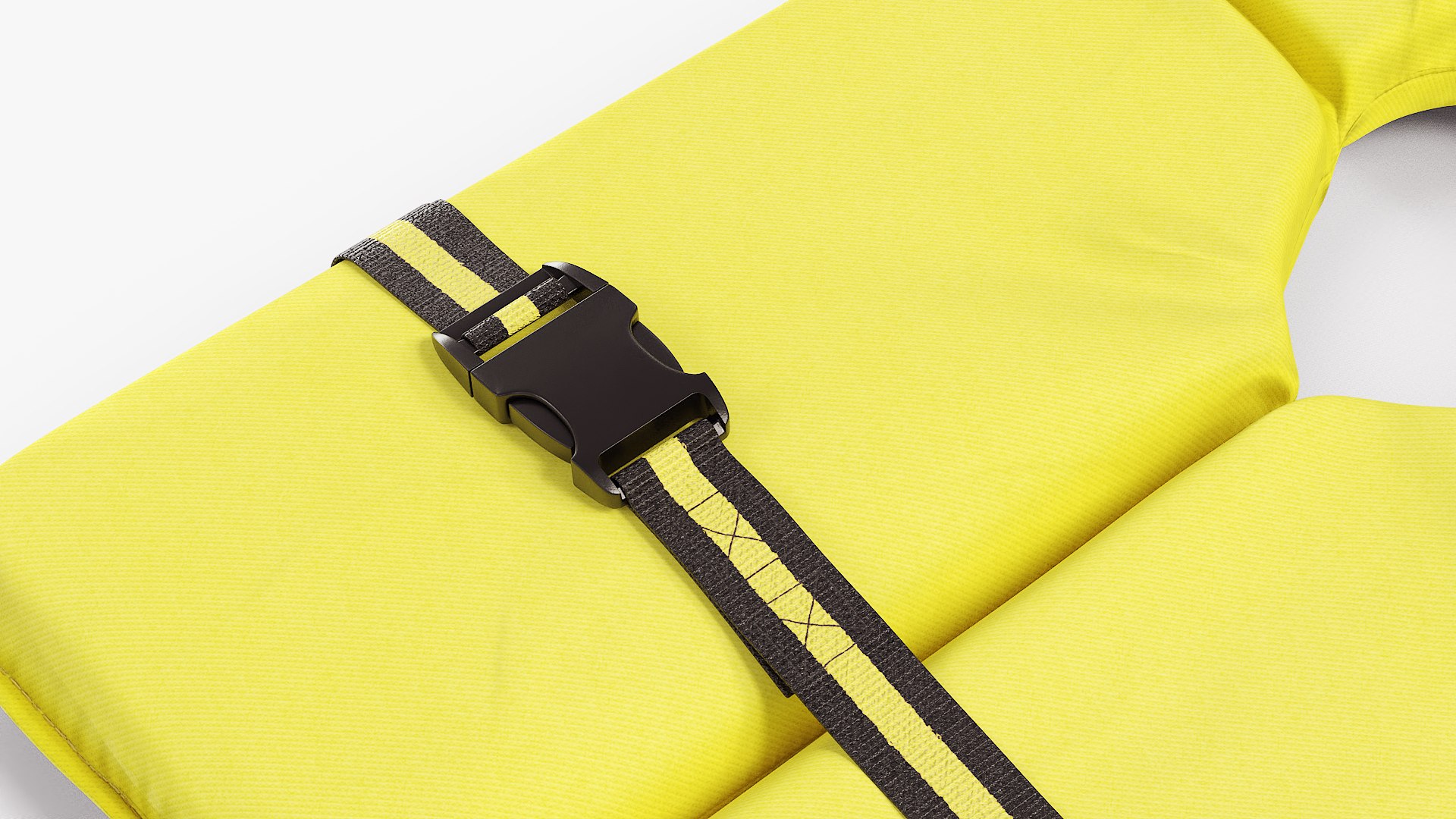3D Yellow Life Jacket - TurboSquid 2411036
