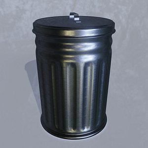 trash bin 3D