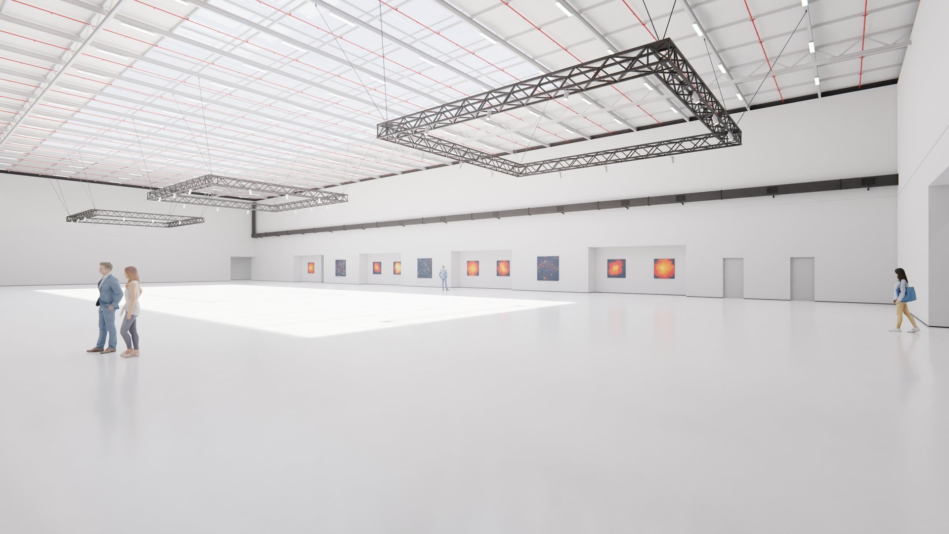 Art Museum Gallery Interior 45 3D - TurboSquid 2217064
