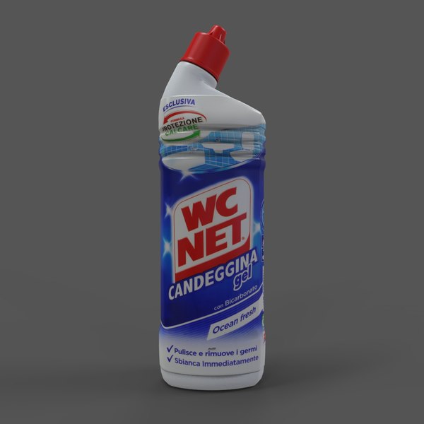 Modello 3D detergente WC NET Candeggina Gel 700ml - TurboSquid 1877201