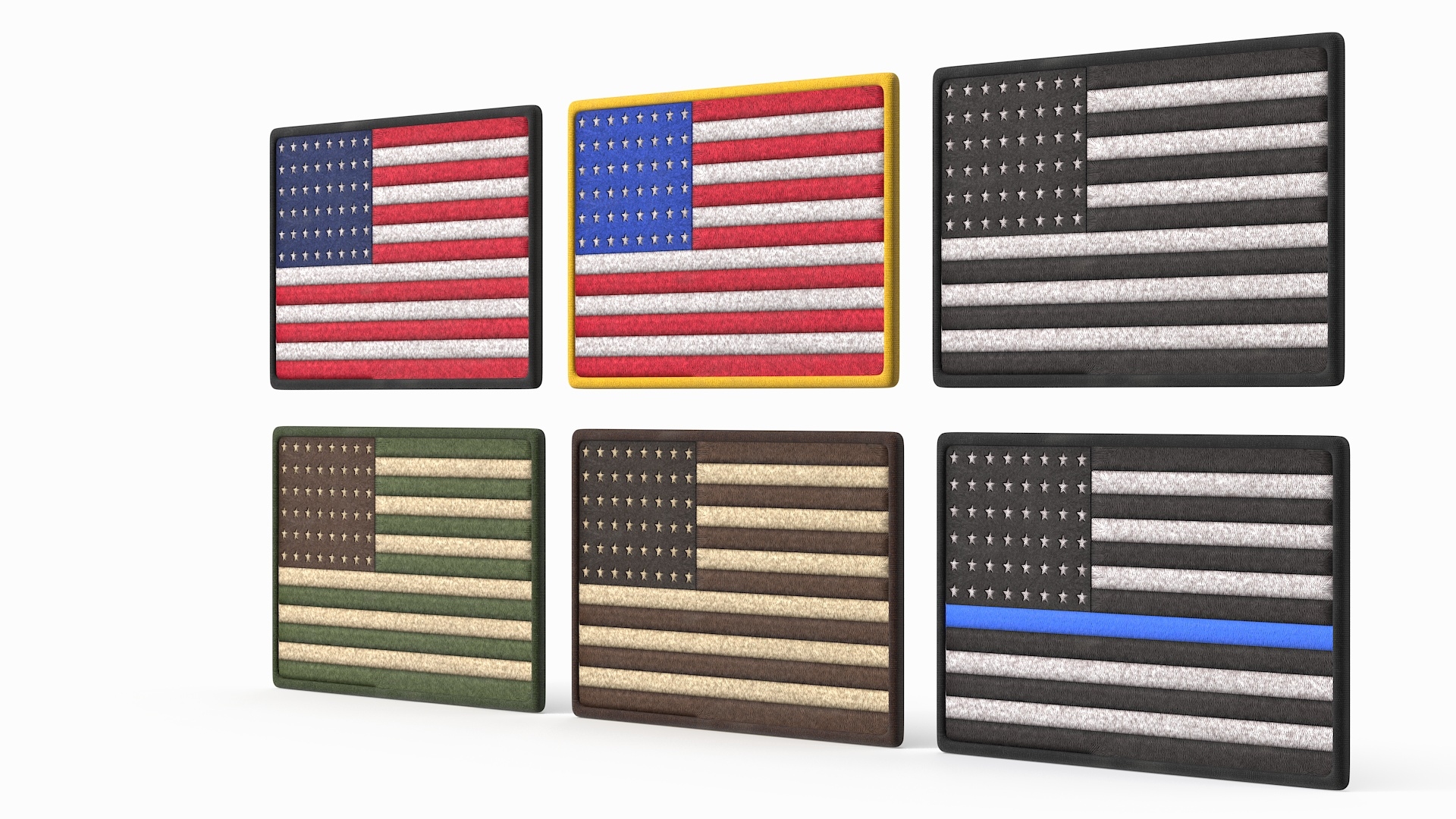 USA Flag Patch Set 3D model https://p.turbosquid.com/ts-thumb/ox/Bjsr9w/3x/usa_flag_patch_set_360/jpg/1788822309/1920x1080/turn_fit_q99/7fe55e234b043ccb535355ca22962ebaf5e92fe9/usa_flag_patch_set_360-1.jpg