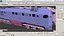 Russian Diesel Train Locomotive 2TE116
