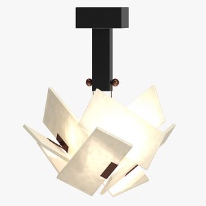 3D model boule ceiling lamp
