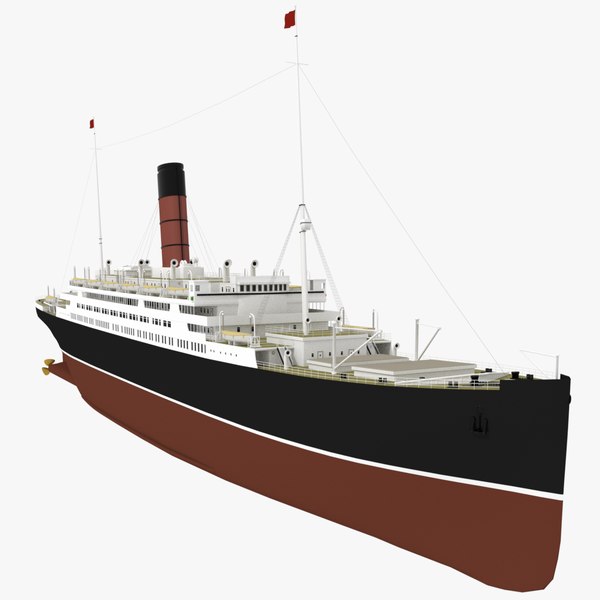 rms lusitania 3d max