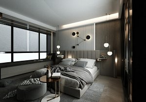 villa decoration Modern Home bedroom