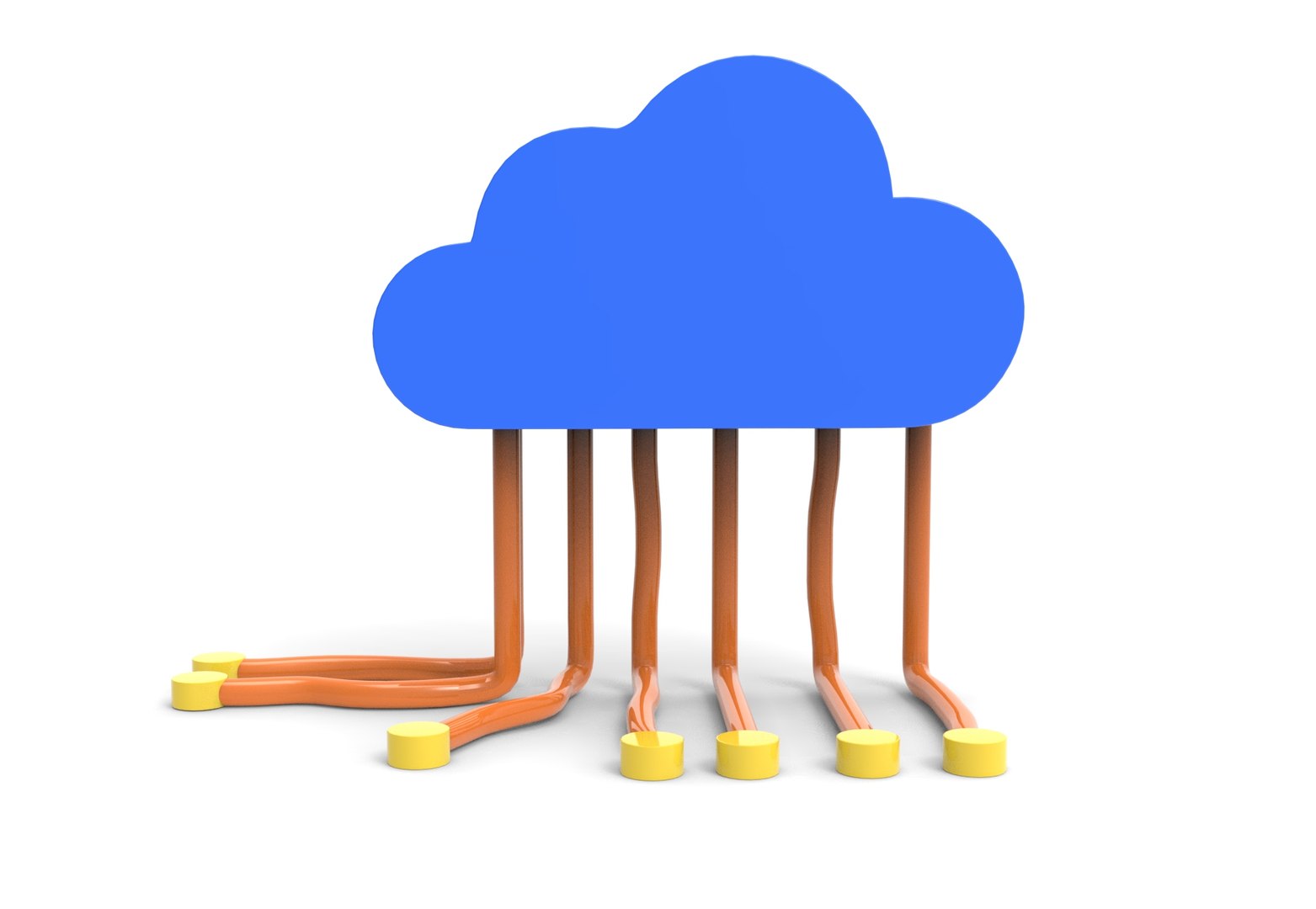 Cloud Network 3D Model Model - TurboSquid 2357705