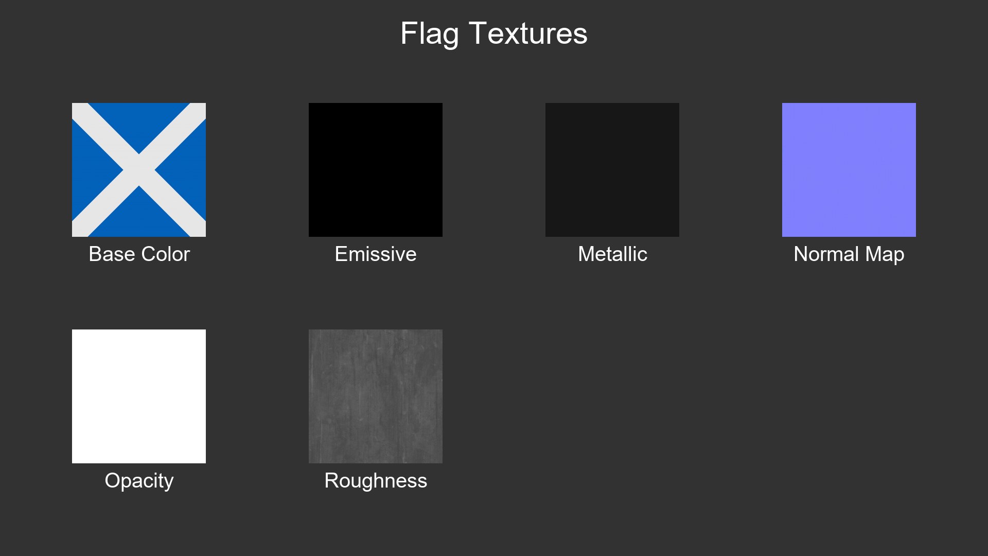 3D Scotland Flag Stand https://p.turbosquid.com/ts-thumb/ox/NhRneS/sH/flag_textures/png/1766755327/1920x1080/fit_q87/9aa0298f453385d115482558326e88b78ccfd998/flag_textures.jpg
