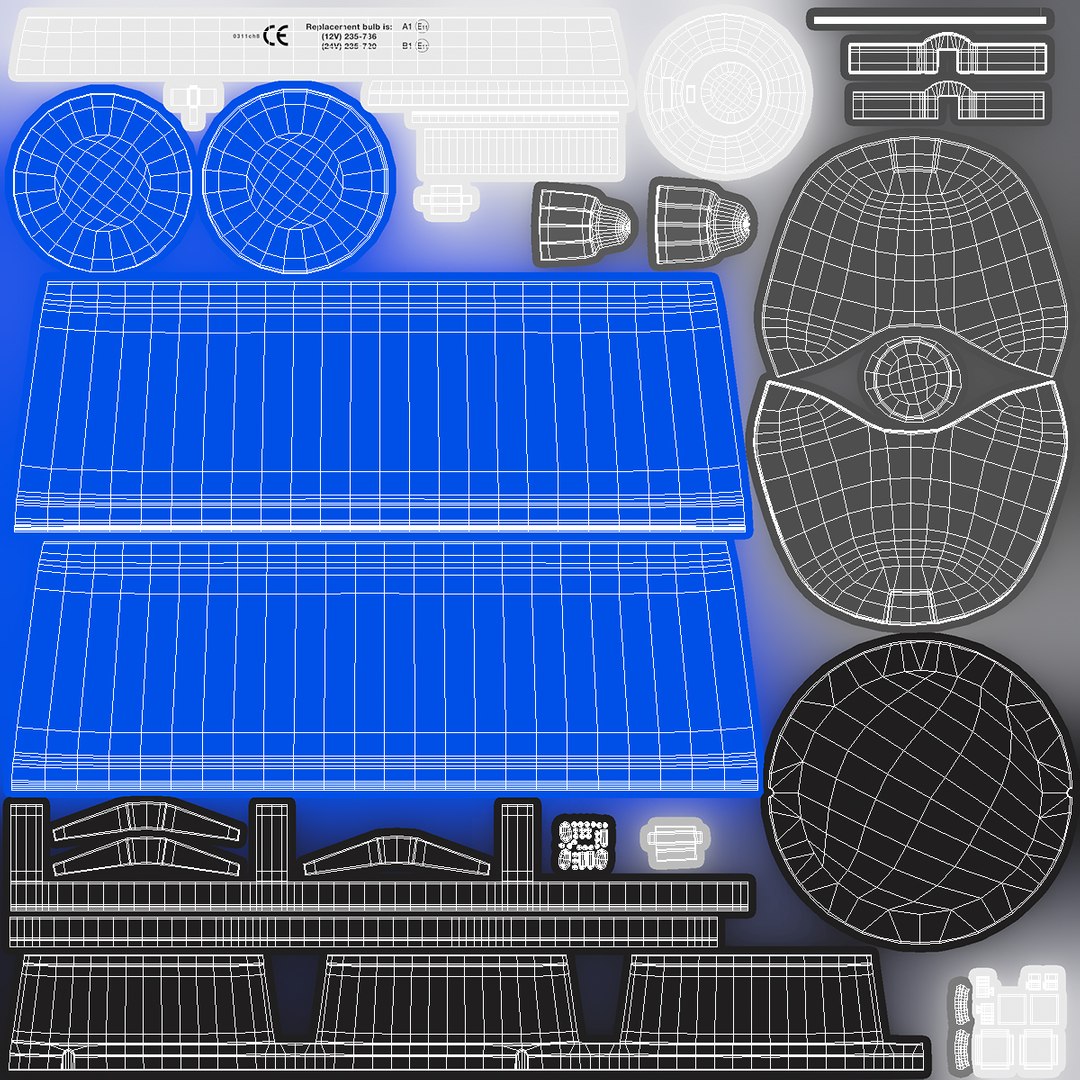 Flashing Rotating Beacon Blue 3D model - TurboSquid 1872194