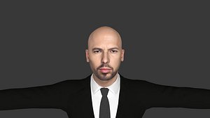 Andrew Tate Hyper Realistic Full Body Fully Rigged 3D Character
