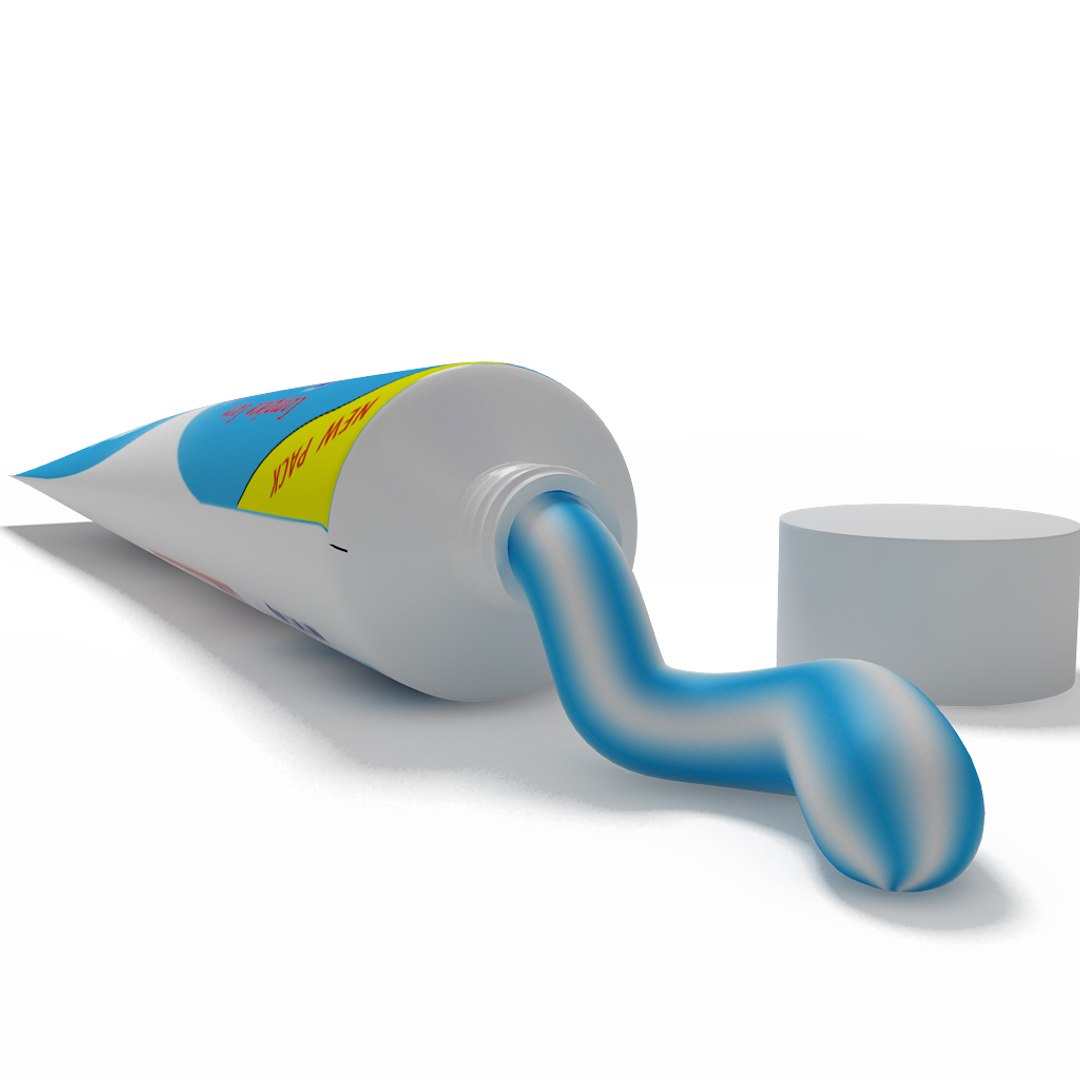 3d Toothpaste Tooth Paste Model